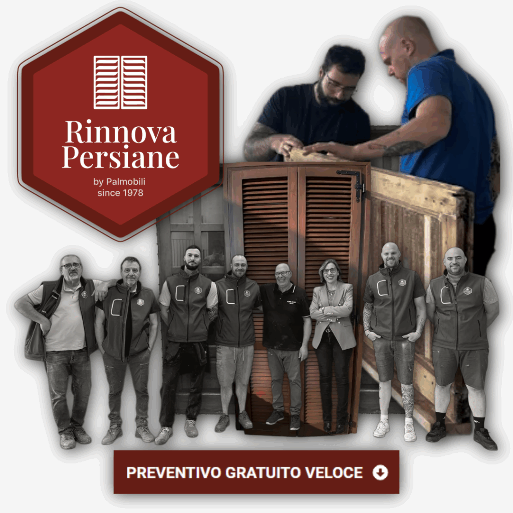 Rinnova Persiane - La restaura persiane in legno by Palmobili Srl